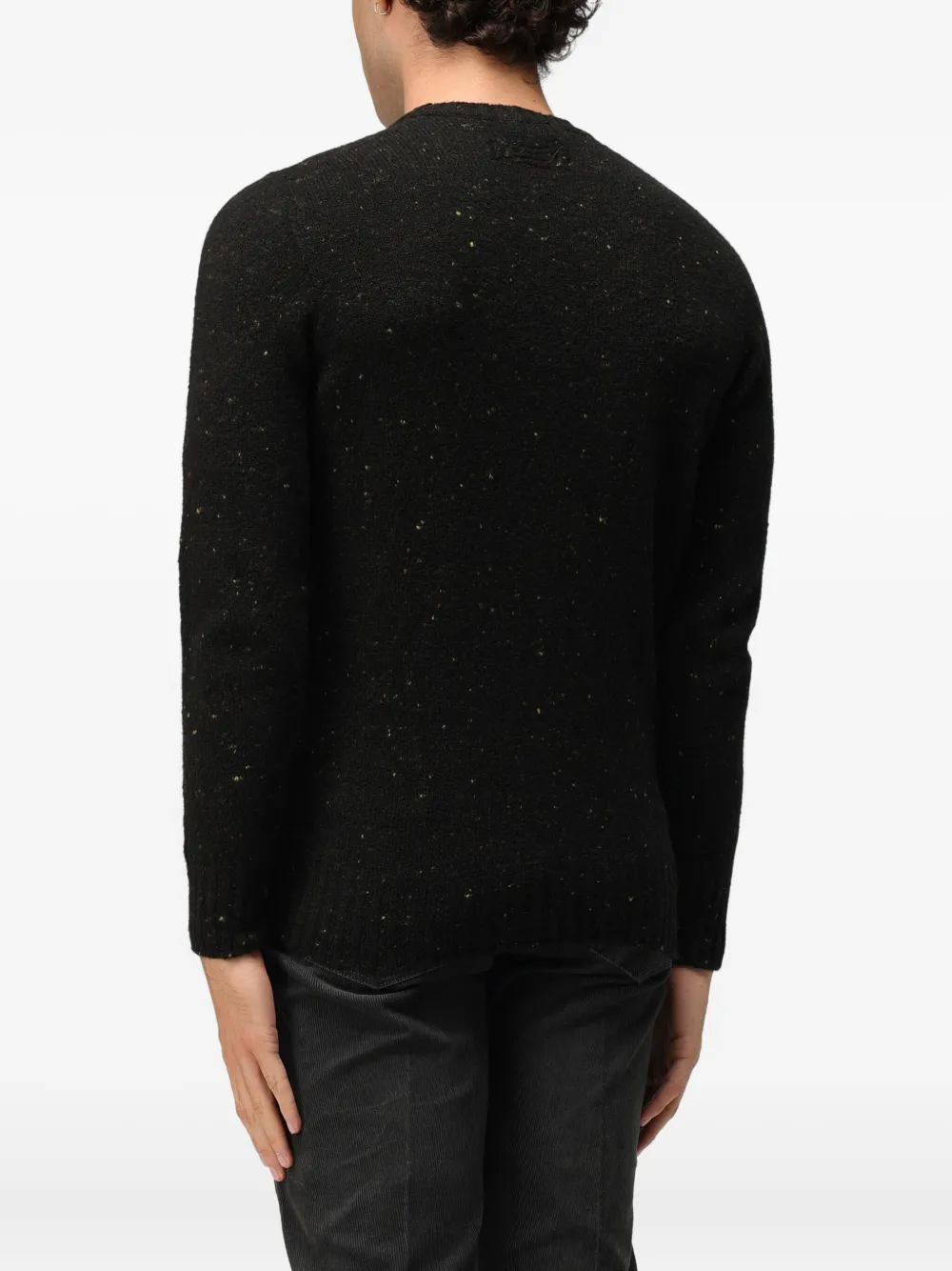 Drumohr crewneck speckled sweater | Knitted Sweaters | Image 2