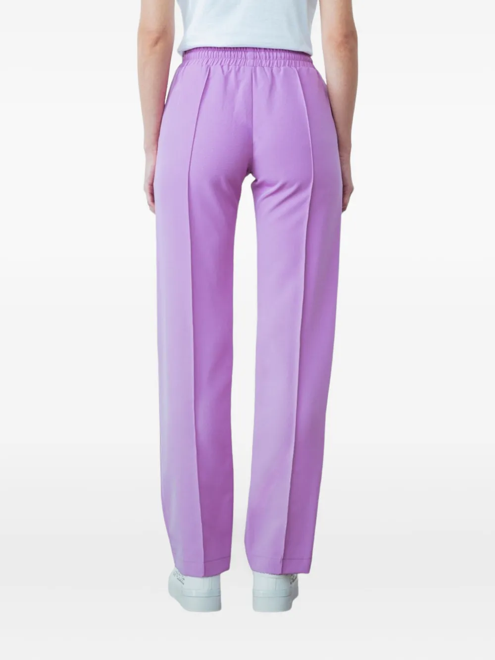 Gaëlle Dritto Drawstring Trousers In Purple