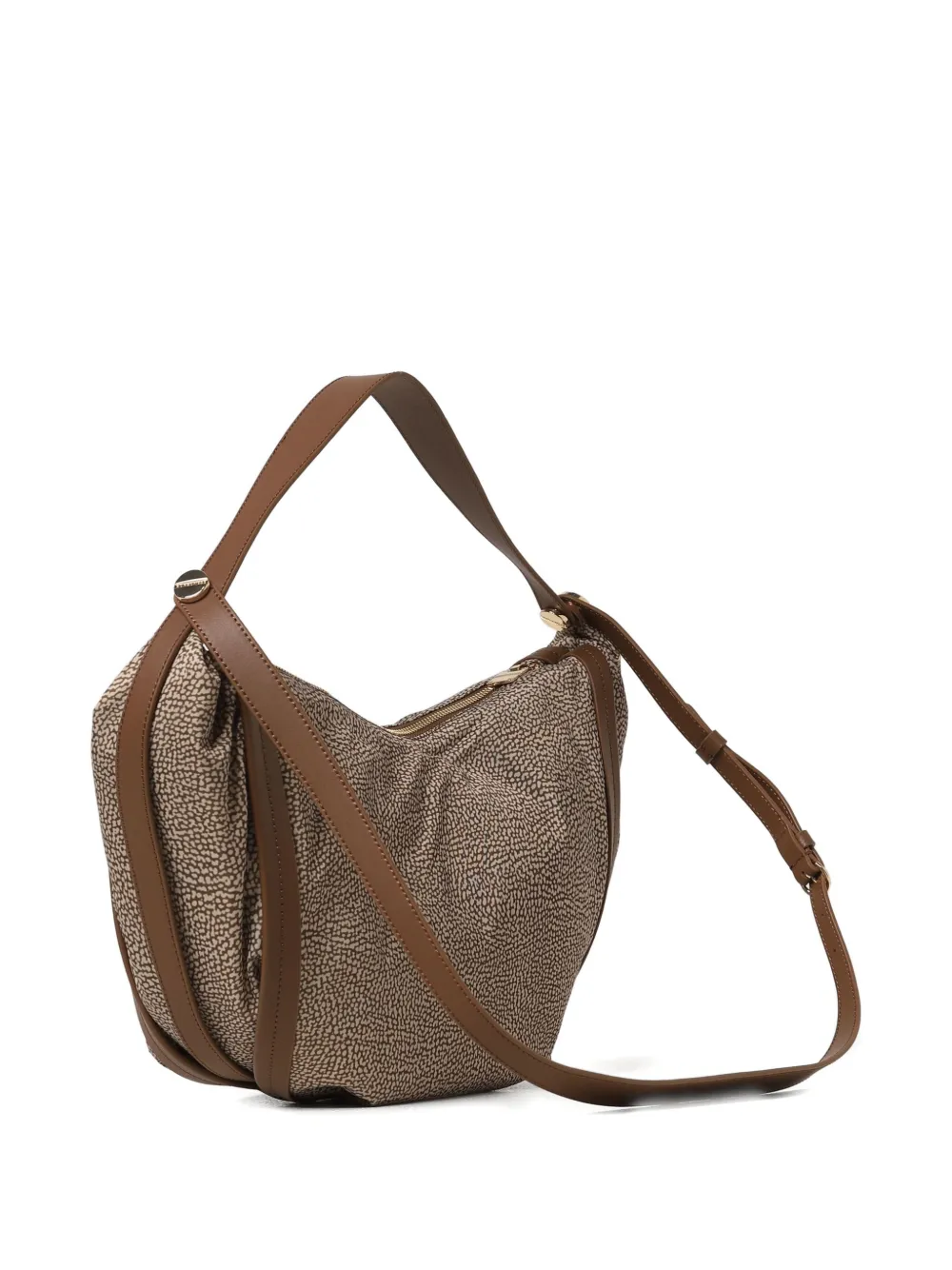 Borbonese medium New Orbit shoulder bag - Bruin