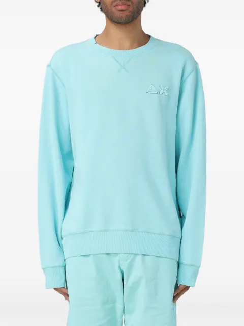 Sun68 logo-embroidered sweatshirt