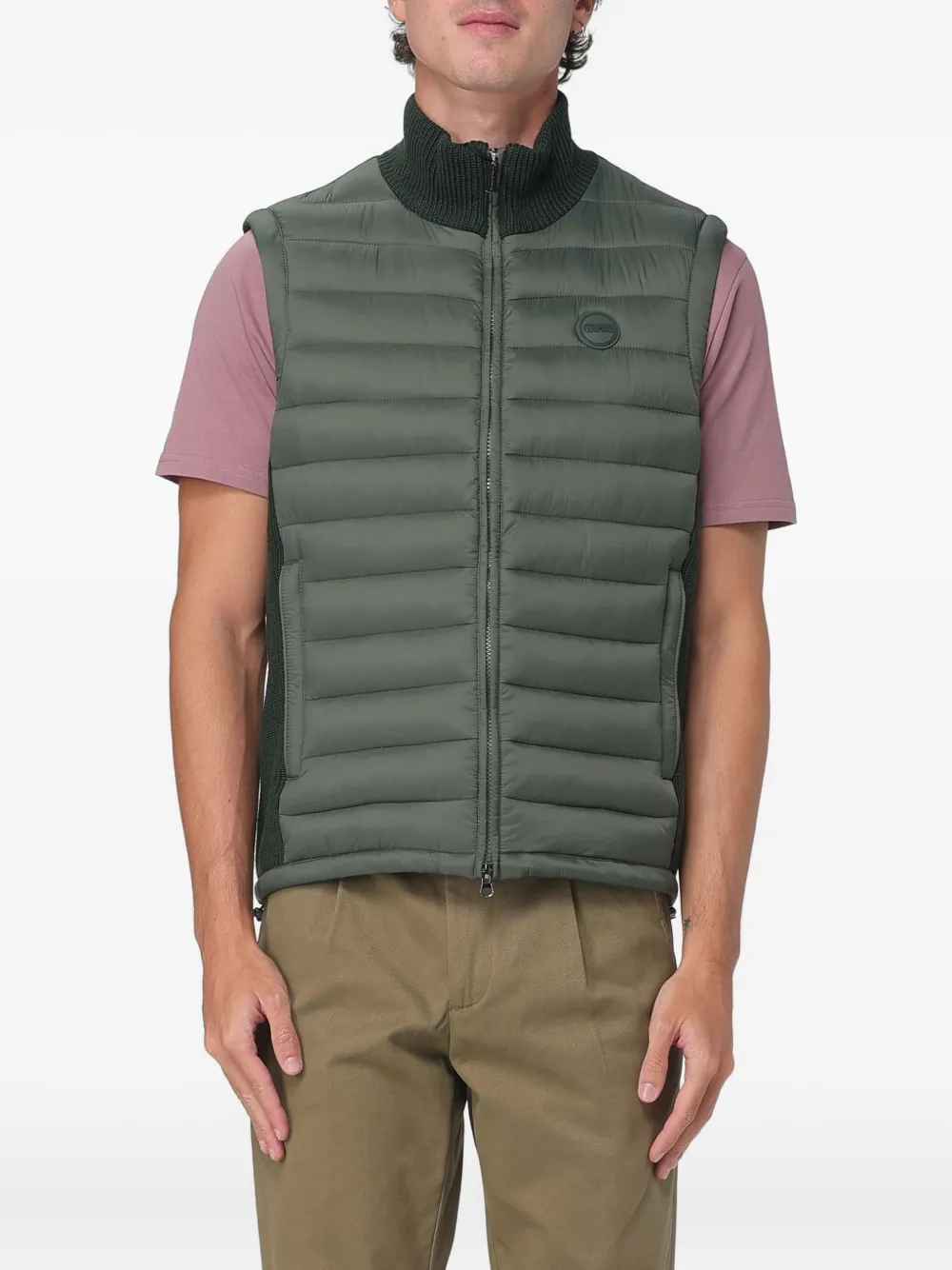 Colmar padded zip gilet | Green | Image 1