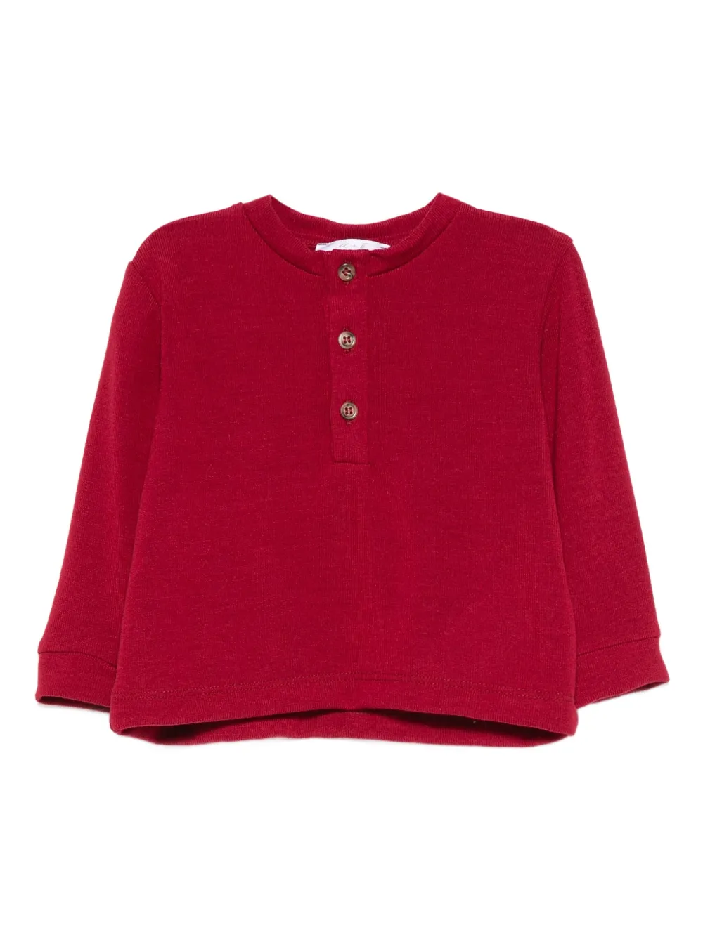 Miss Grant Kids playera tipo polo con botones | rojo | Image 1