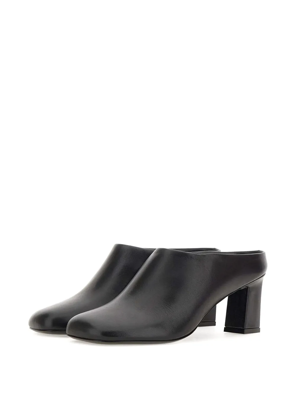 Fabiana Filippi Sabots Block-heel Pumps In Black