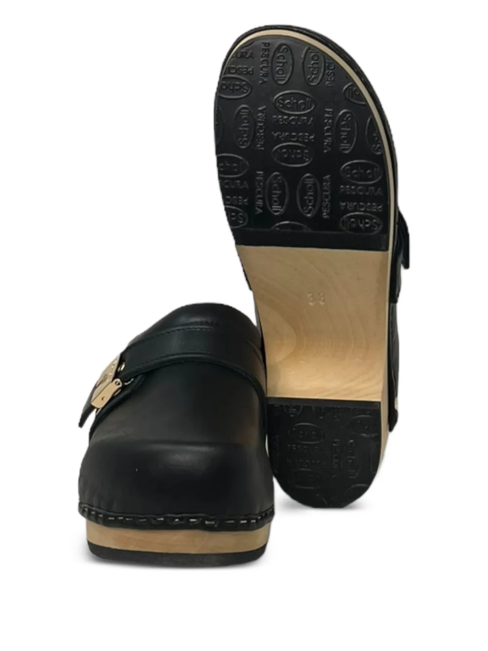 Scholl 50 mm Pescura klompen Zwart