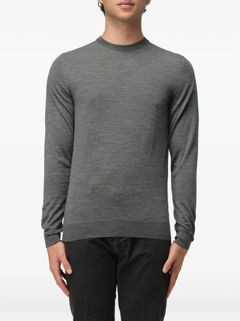 Drumohr crew-neck sweater | Grey | Image 1