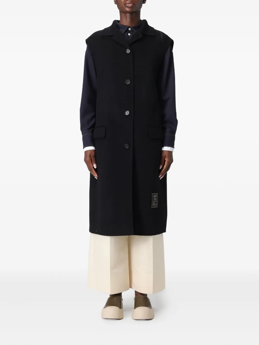 Marni patch-detail waistcoat | Single Breasted Coats | Image 2