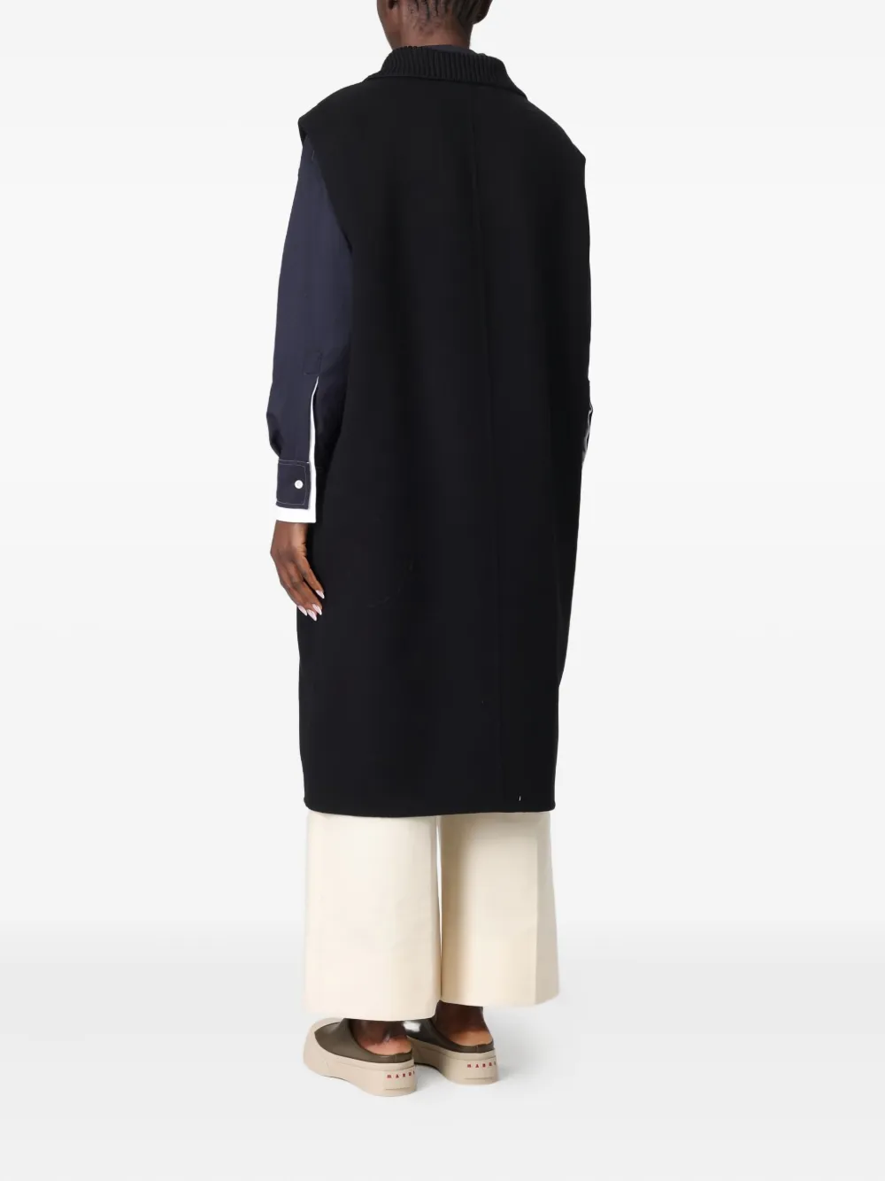 Marni Gilet met patch Zwart