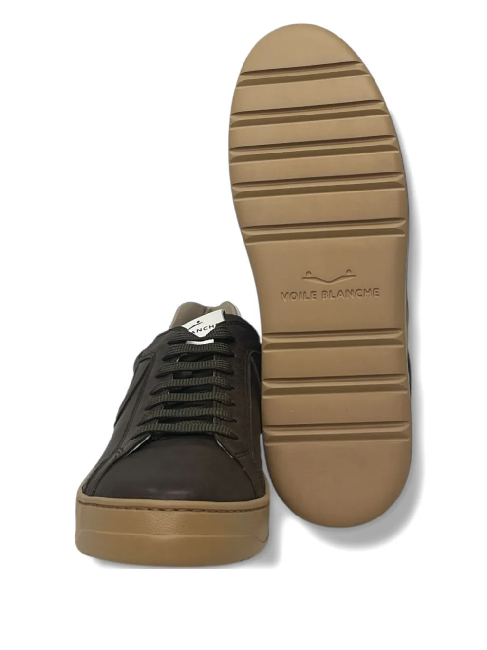 Voile Blanche Leren sneakers Bruin