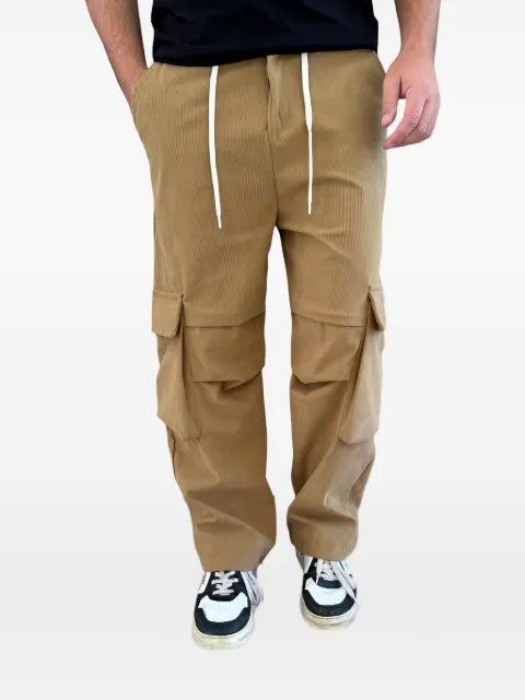 DISCLAIMER gabardine cargo pants