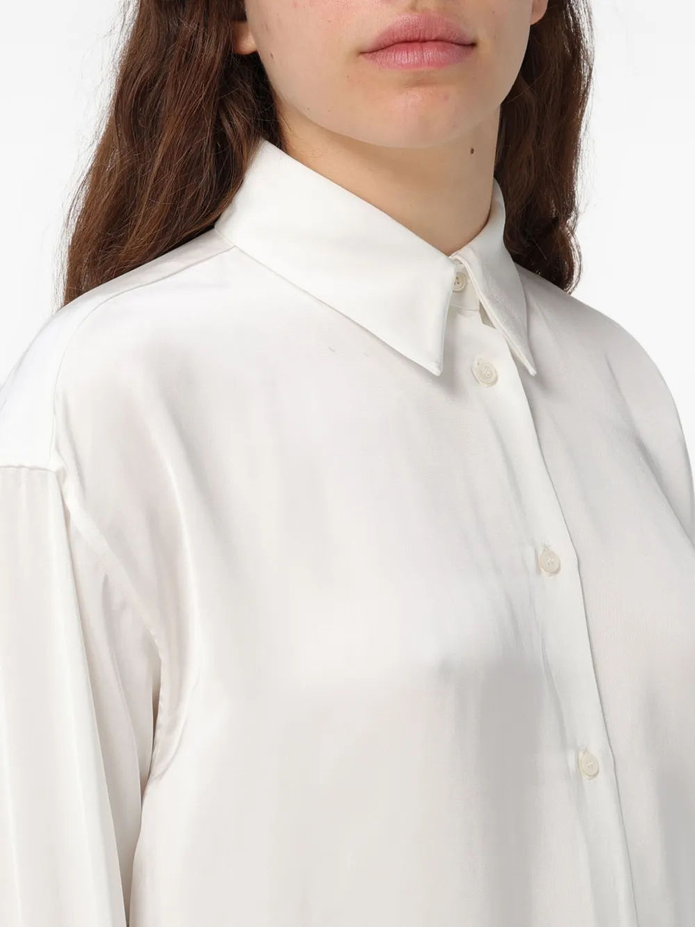 Fabiana Filippi blouse met knopen Wit
