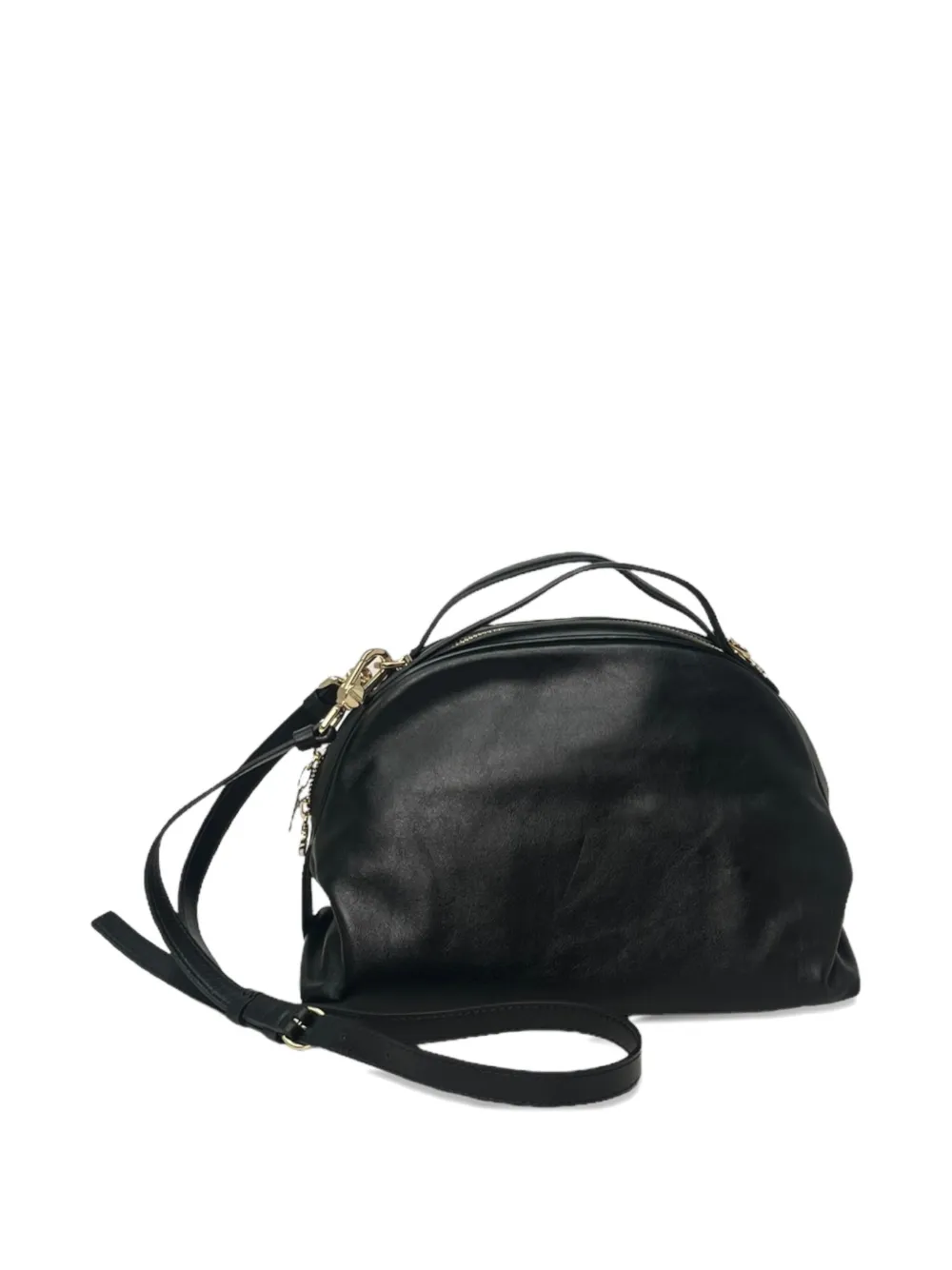 Borbonese small Boston tote bag - Zwart