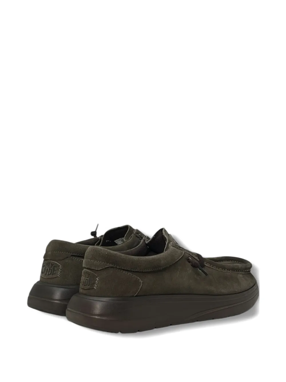 Hey Dude Wally Comf Suede Boots In Green