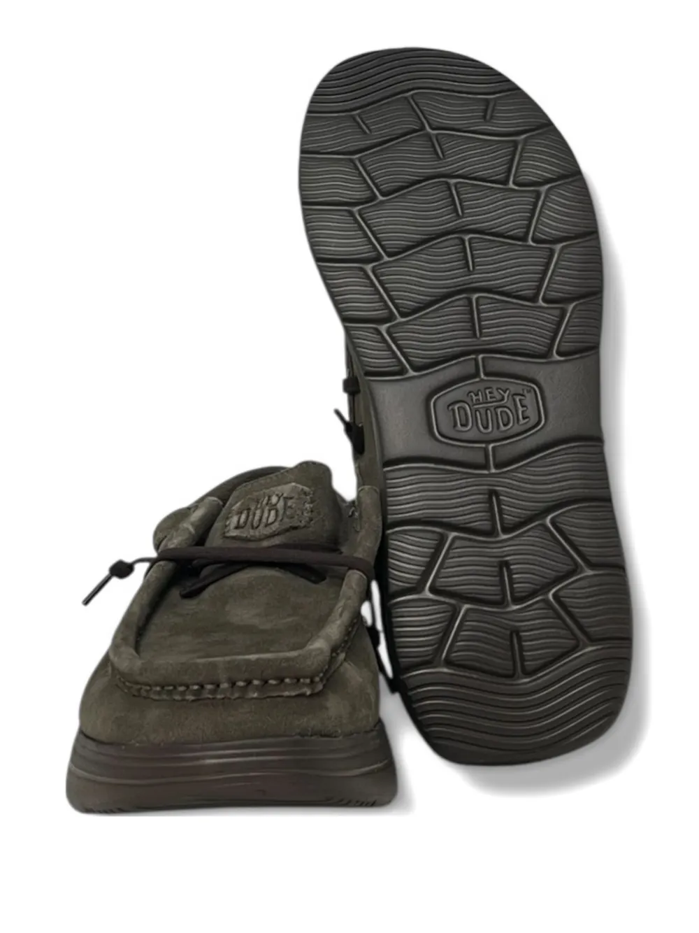 Hey Dude Wally Comf Suede Boots In Green