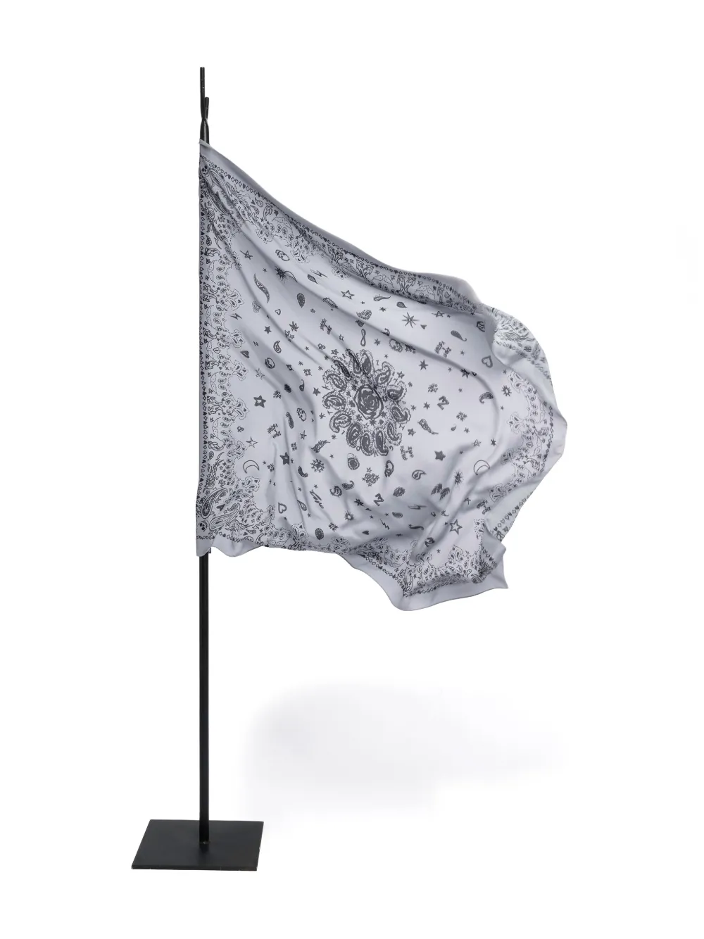 Zadig&Voltaire Sjaal met paisley-print Grijs