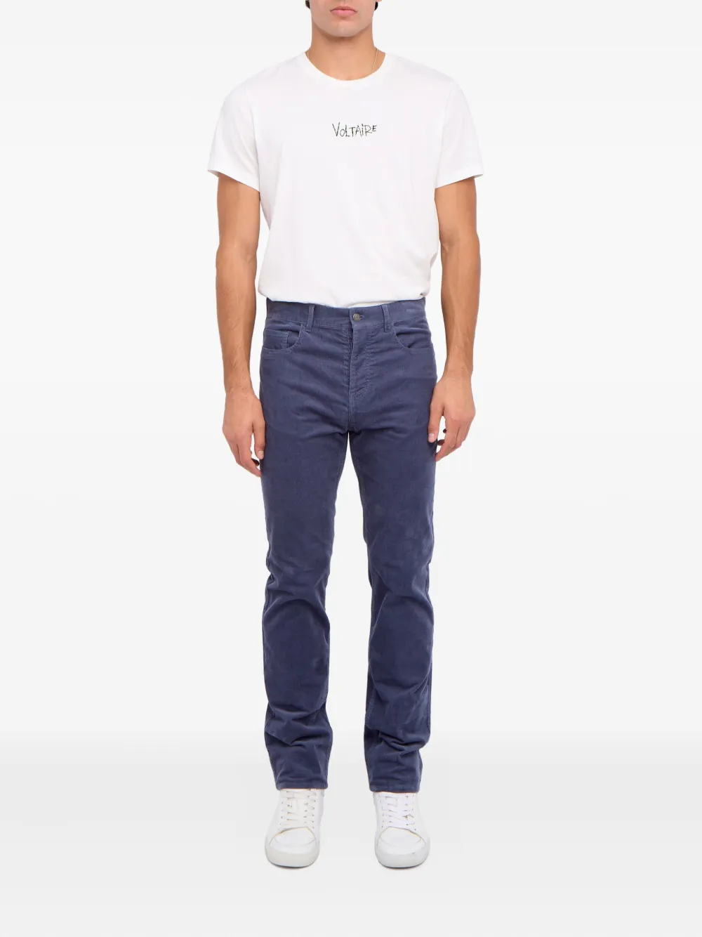 Zadig&Voltaire Steeve velvet trousers - Blauw