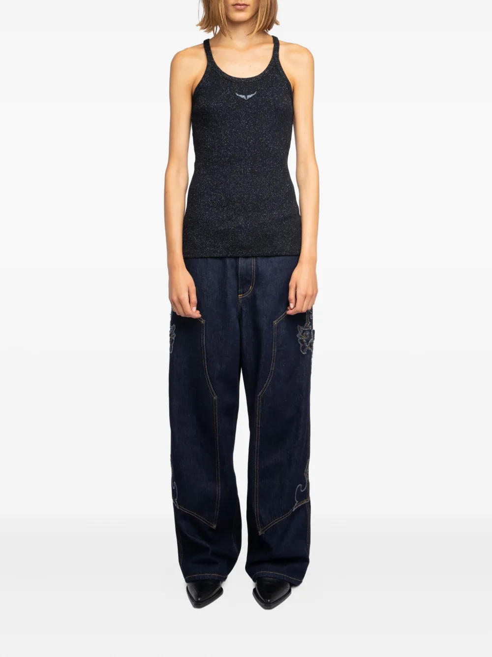 Zadig&Voltaire ribbed alba shiny top | Vests & Tank Tops | Image 2