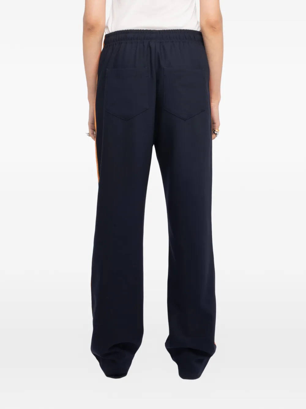 Zadig & Voltaire Poma Stripe Track Pants In Blue