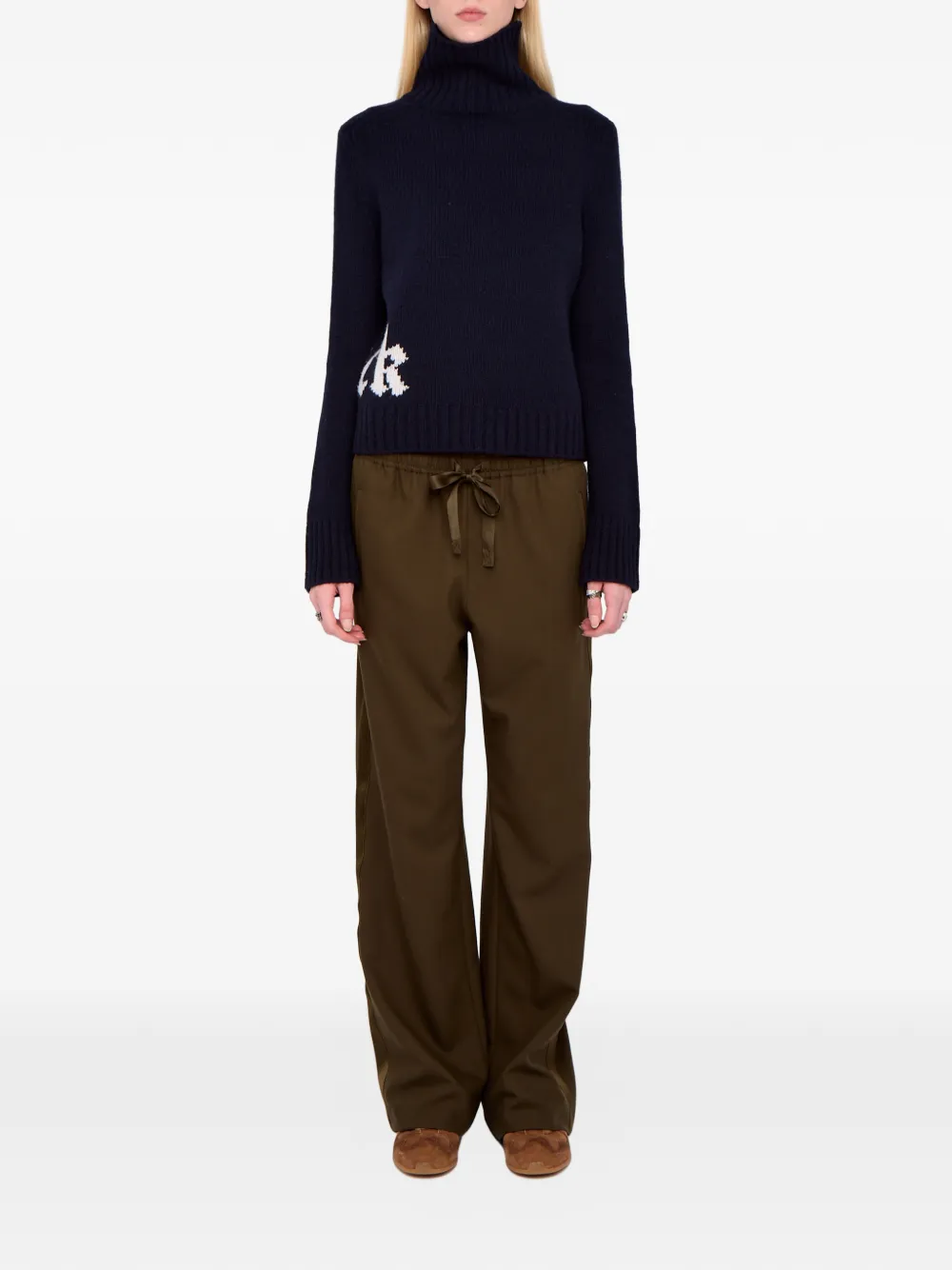 Zadig&Voltaire Poma drawstring trousers - Groen