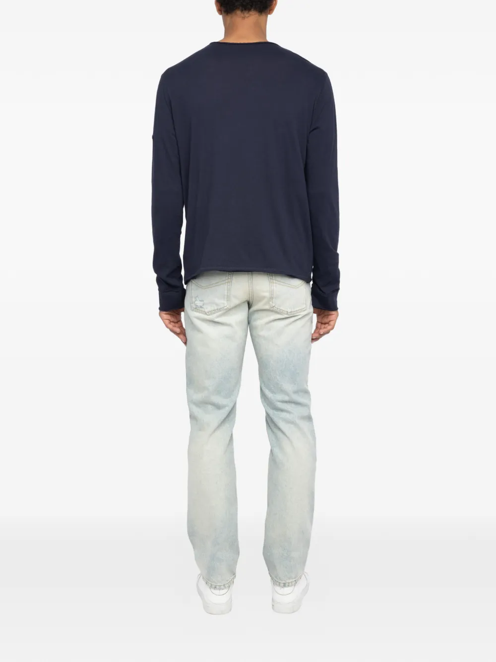 Zadig&Voltaire Henley T-shirt Blauw