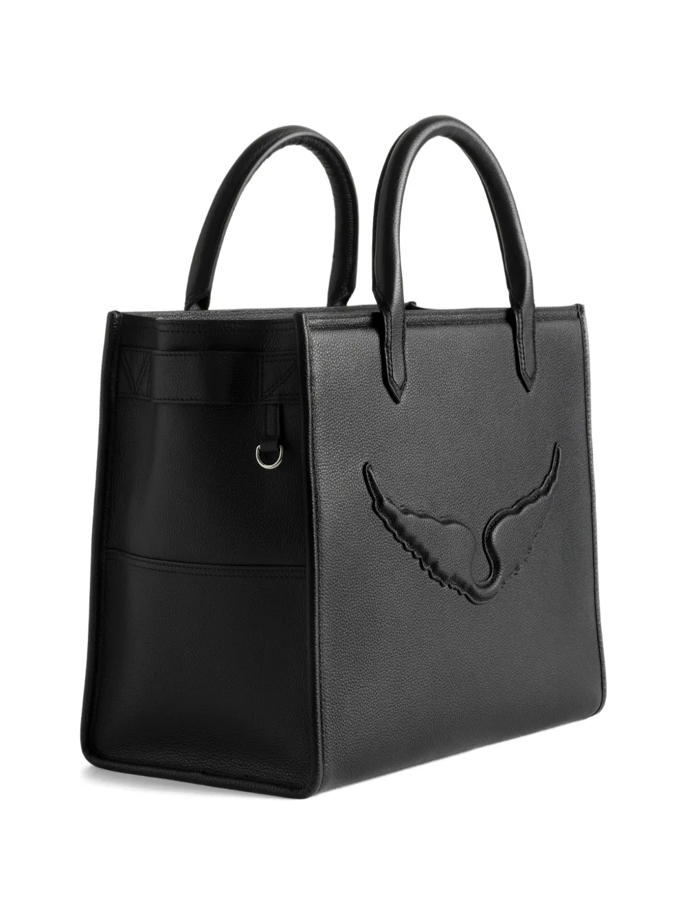 Zadig&Voltaire Angel grained-leather tote bag - Nero