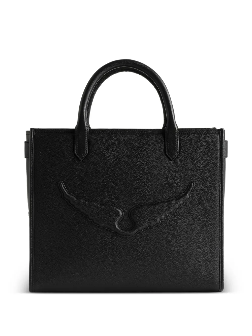 Zadig&Voltaire Angel grained-leather tote bag - Nero