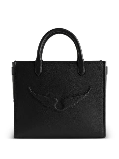 Zadig&Voltaire Angel grained-leather tote bag