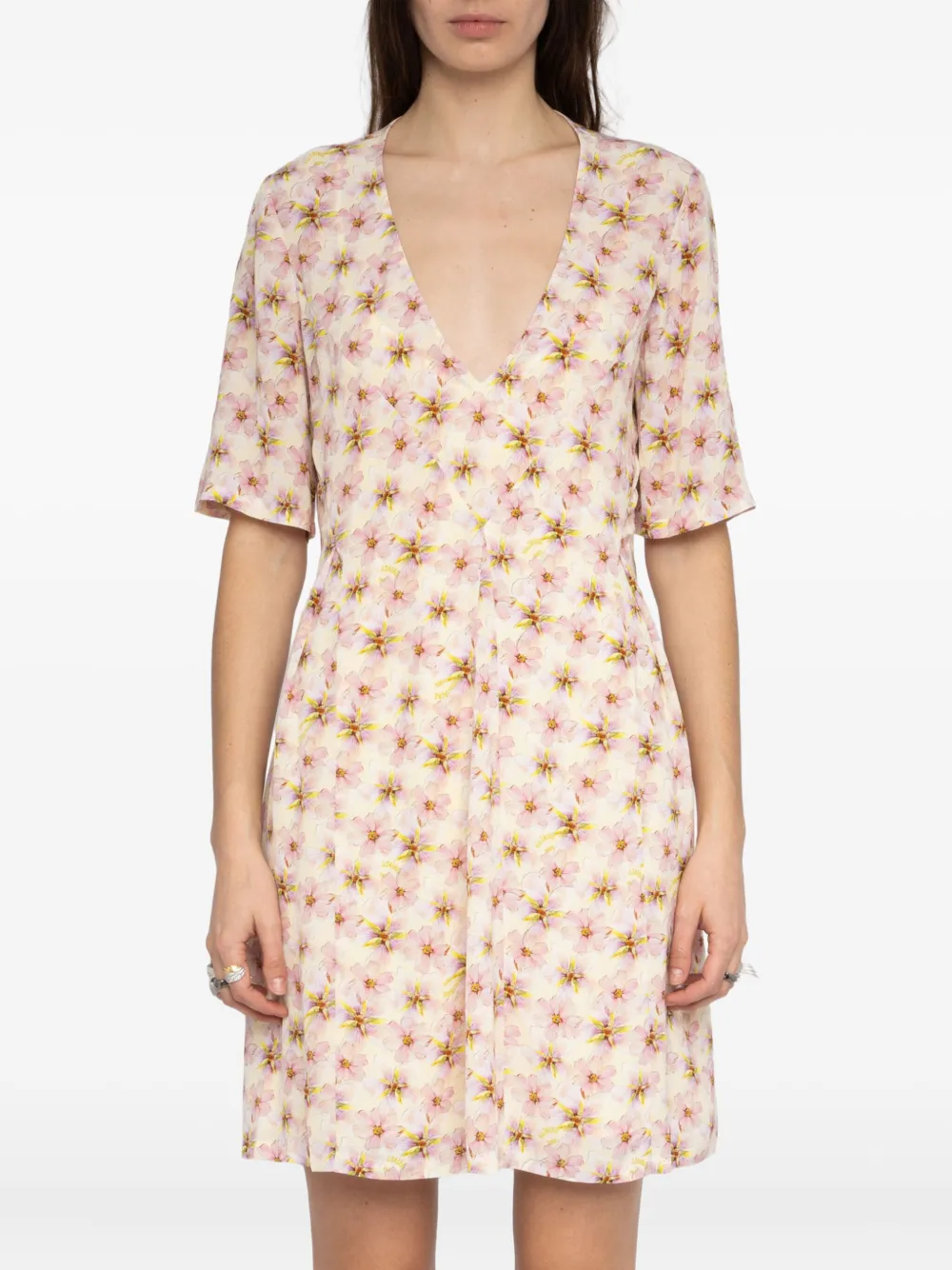 Zadig&Voltaire Rodalas jurk Beige