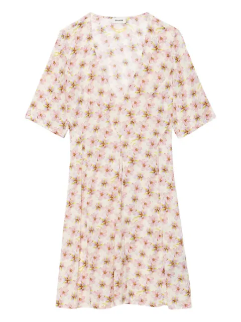 Zadig&Voltaire vestido corto con estampado floral