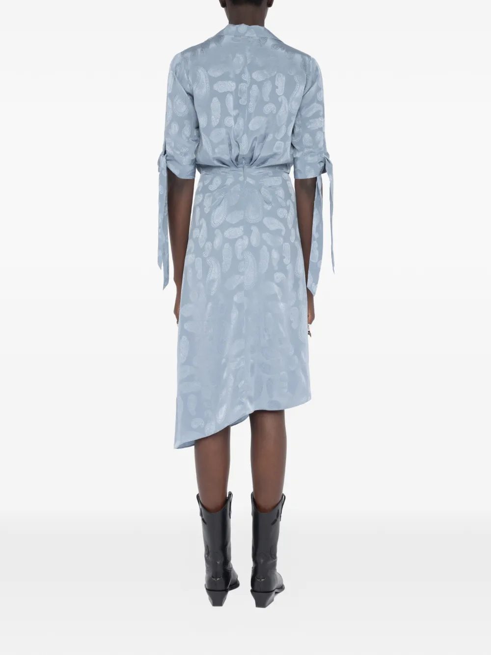 Zadig&Voltaire Jurk met paisley-print Blauw