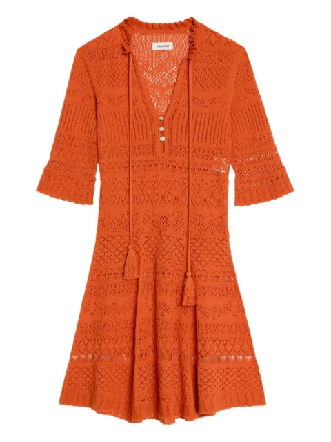 Zadig&Voltaire tassel button mini dress