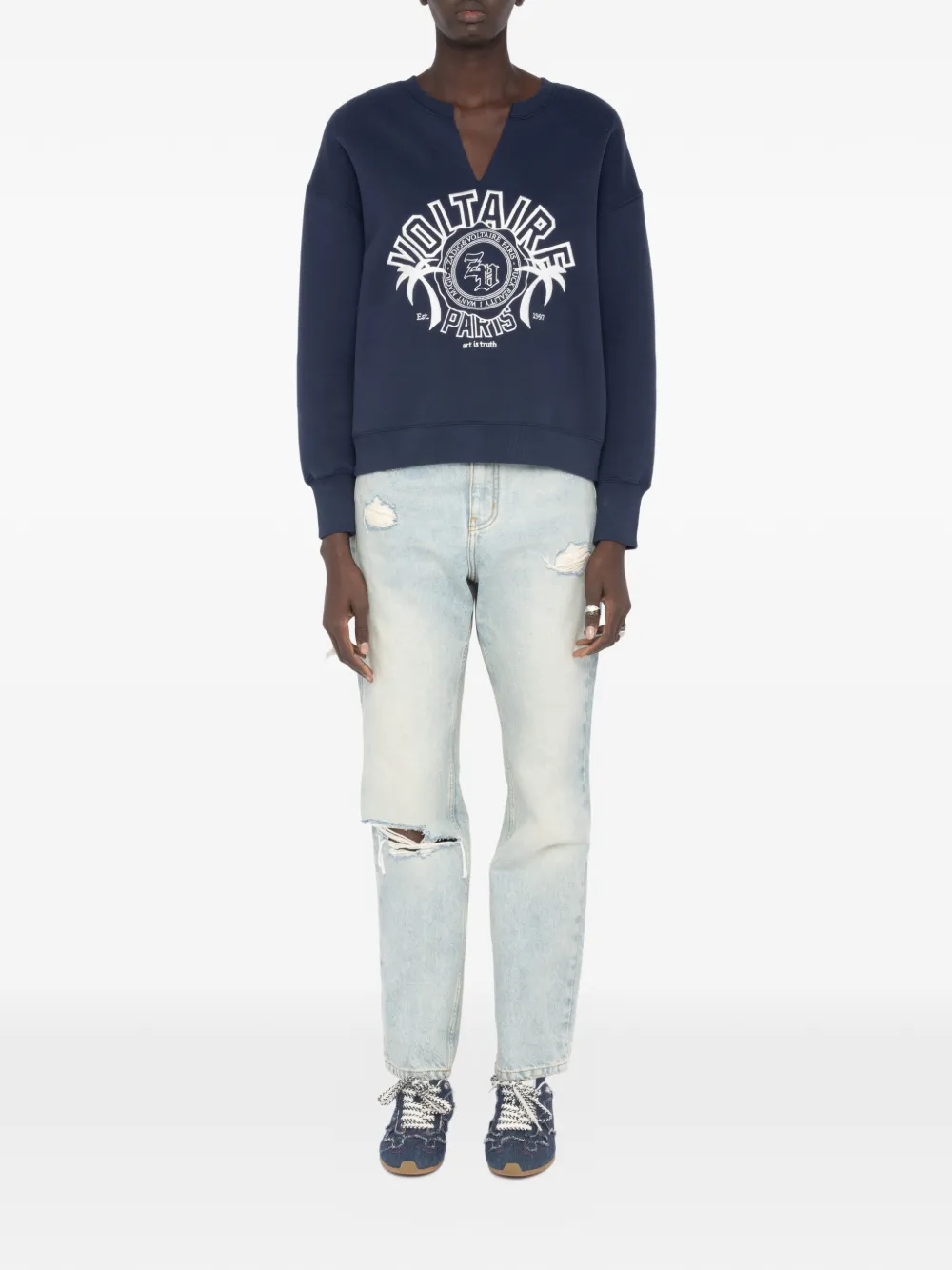 Zadig&Voltaire Olive sweater Blauw