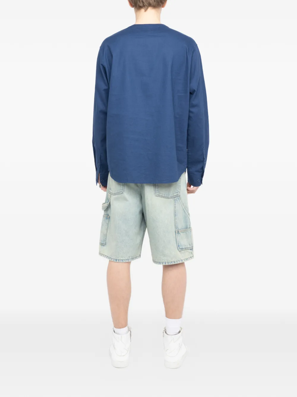 Zadig&Voltaire T-shirt met knopen Blauw