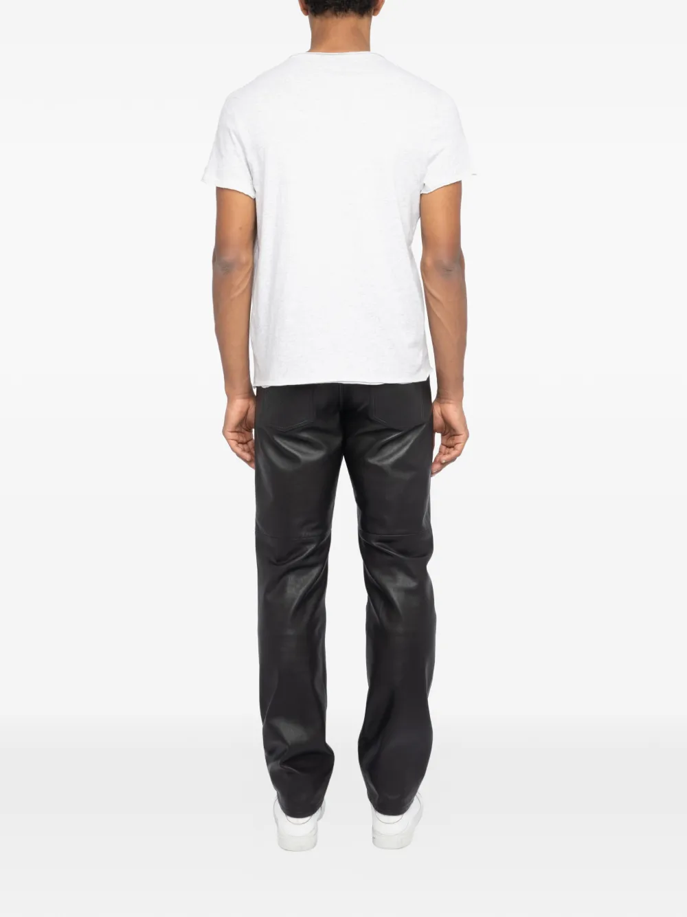 Zadig&Voltaire Monastir Henley T-shirt Grijs