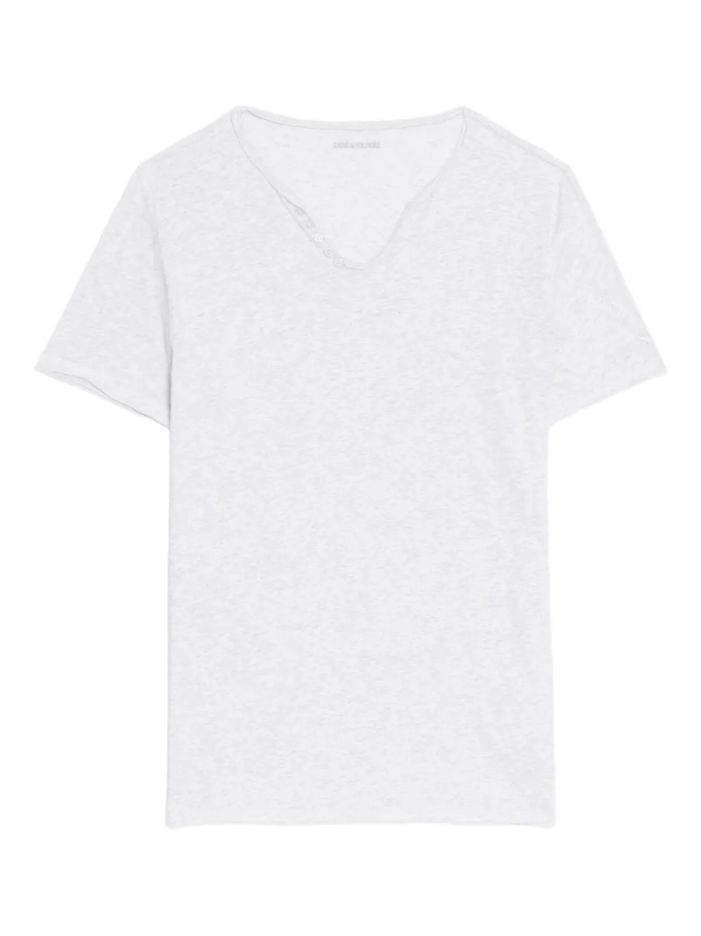 Zadig&Voltaire Monastir Henley T-shirt - Grigio