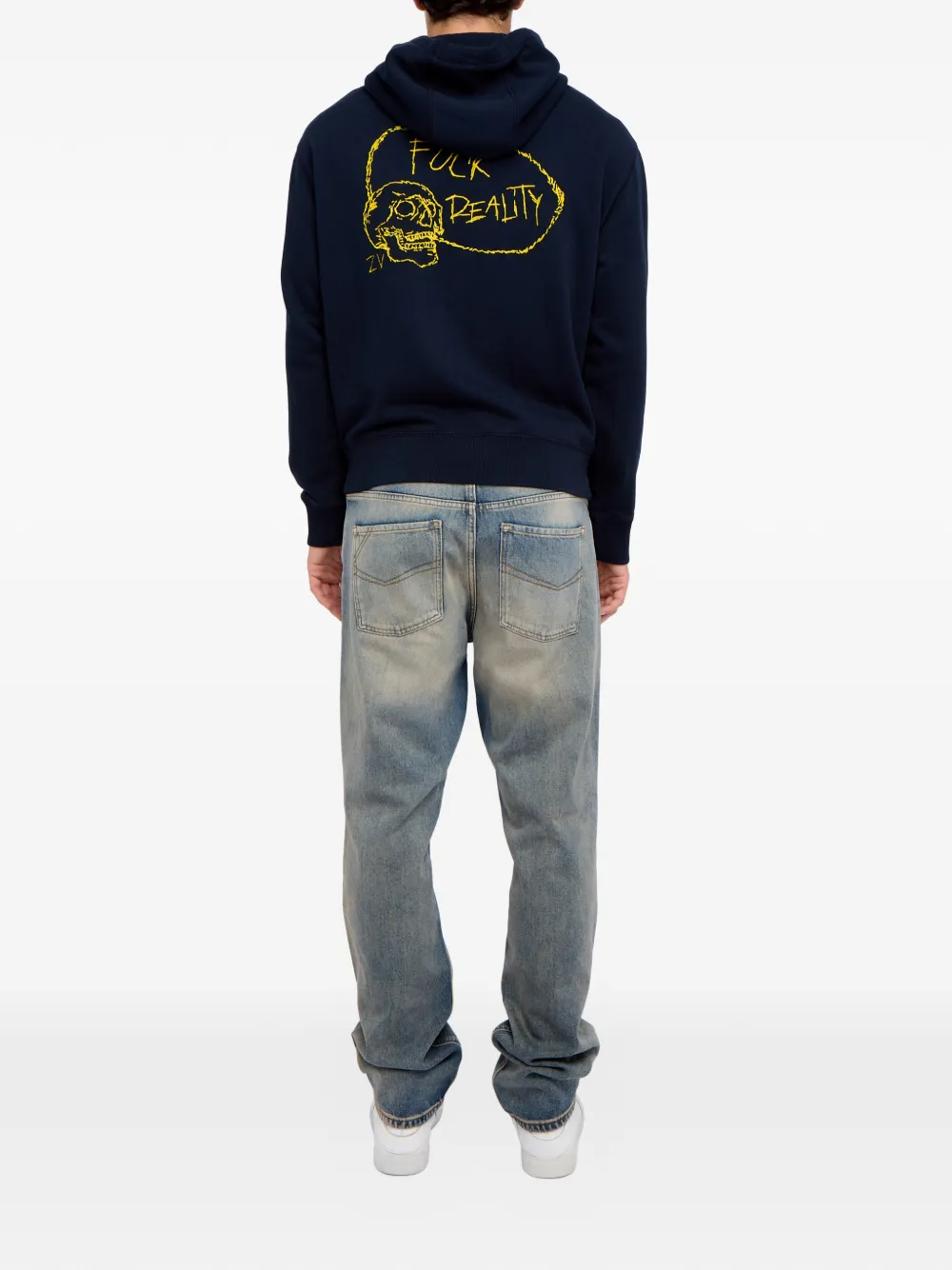 Zadig&Voltaire Sacha hoodie met rits Blauw