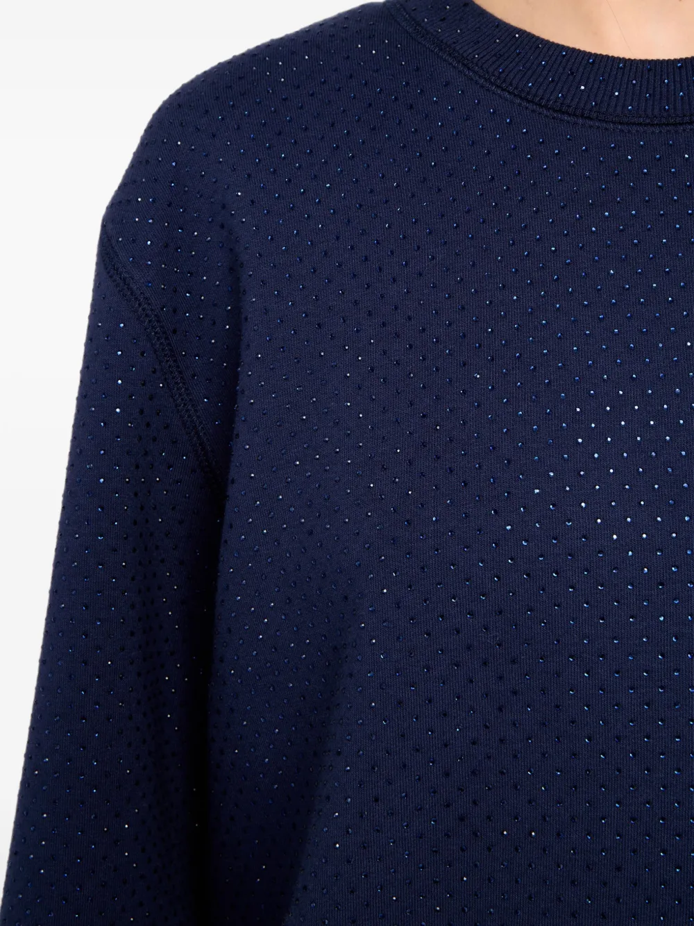 Zadig&Voltaire Edmond sweater met stras Blauw