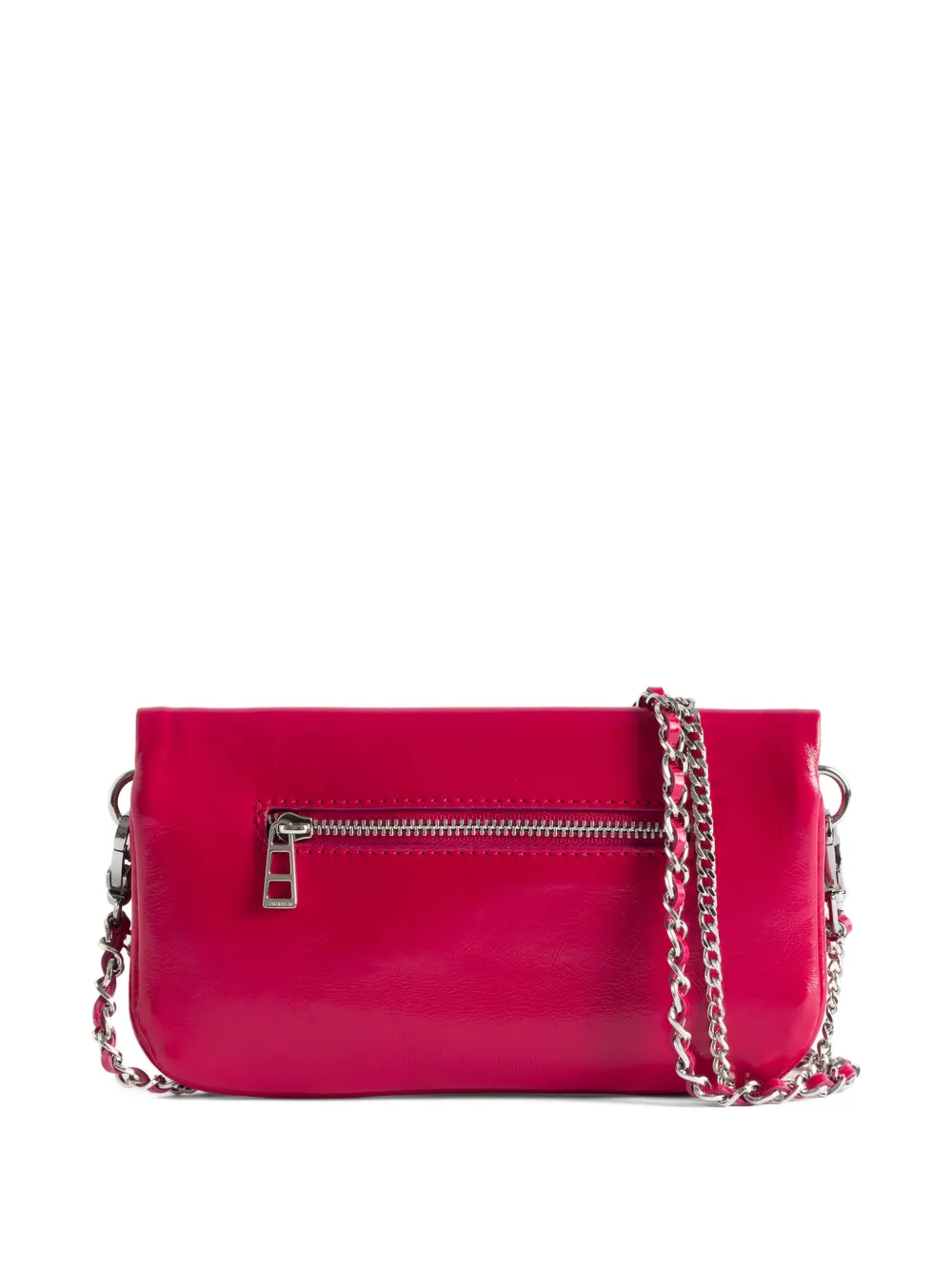 Zadig&Voltaire Rock Nano leren crossbodytas Roze