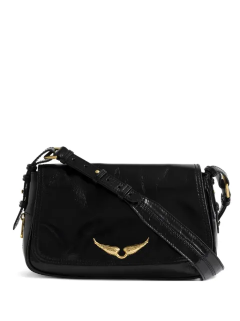 Zadig&Voltaire Wings Umhängetasche aus Lackleder