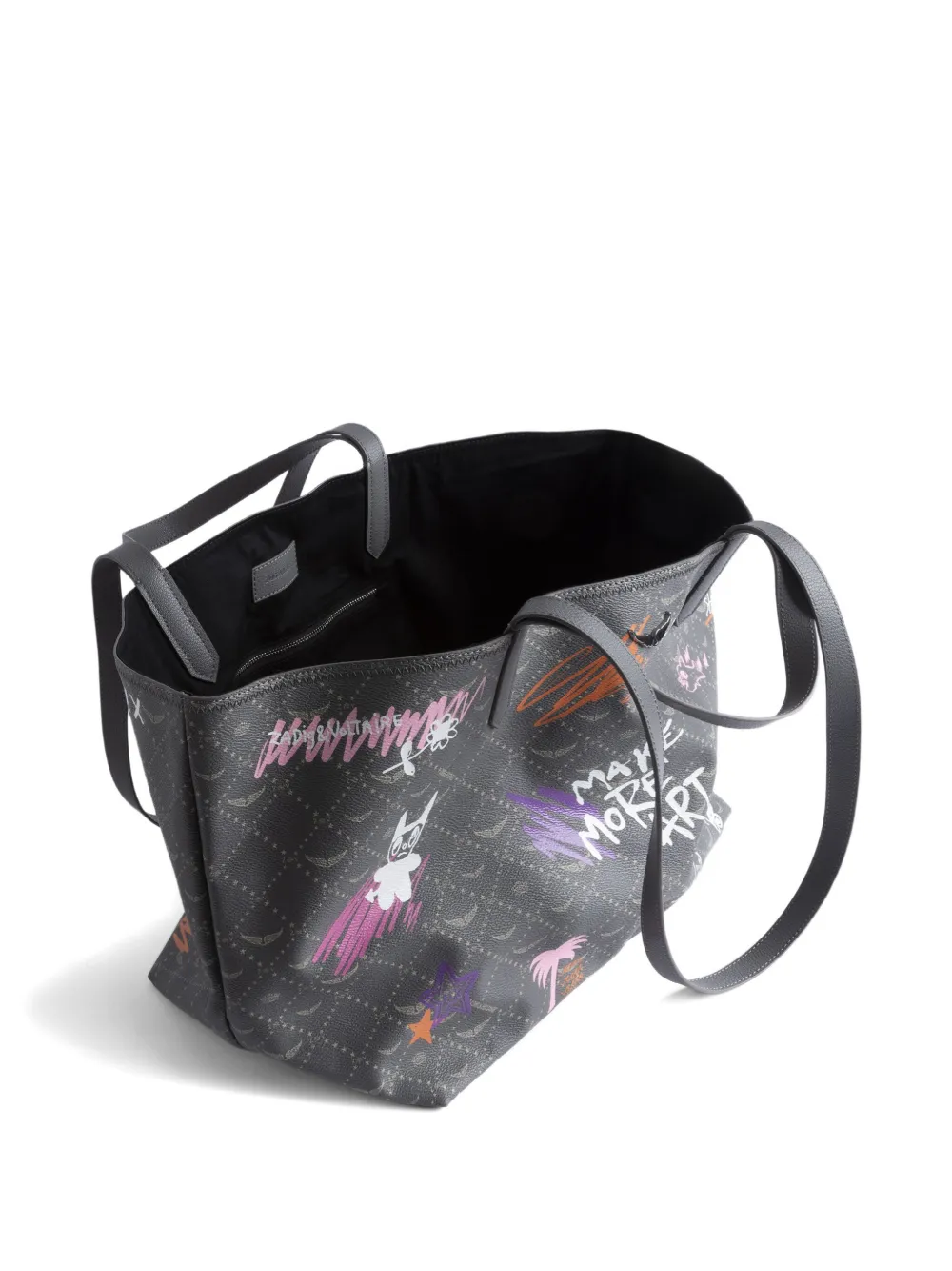 Zadig & Voltaire Z Extra Large Monogram Shopper Tote In Multi