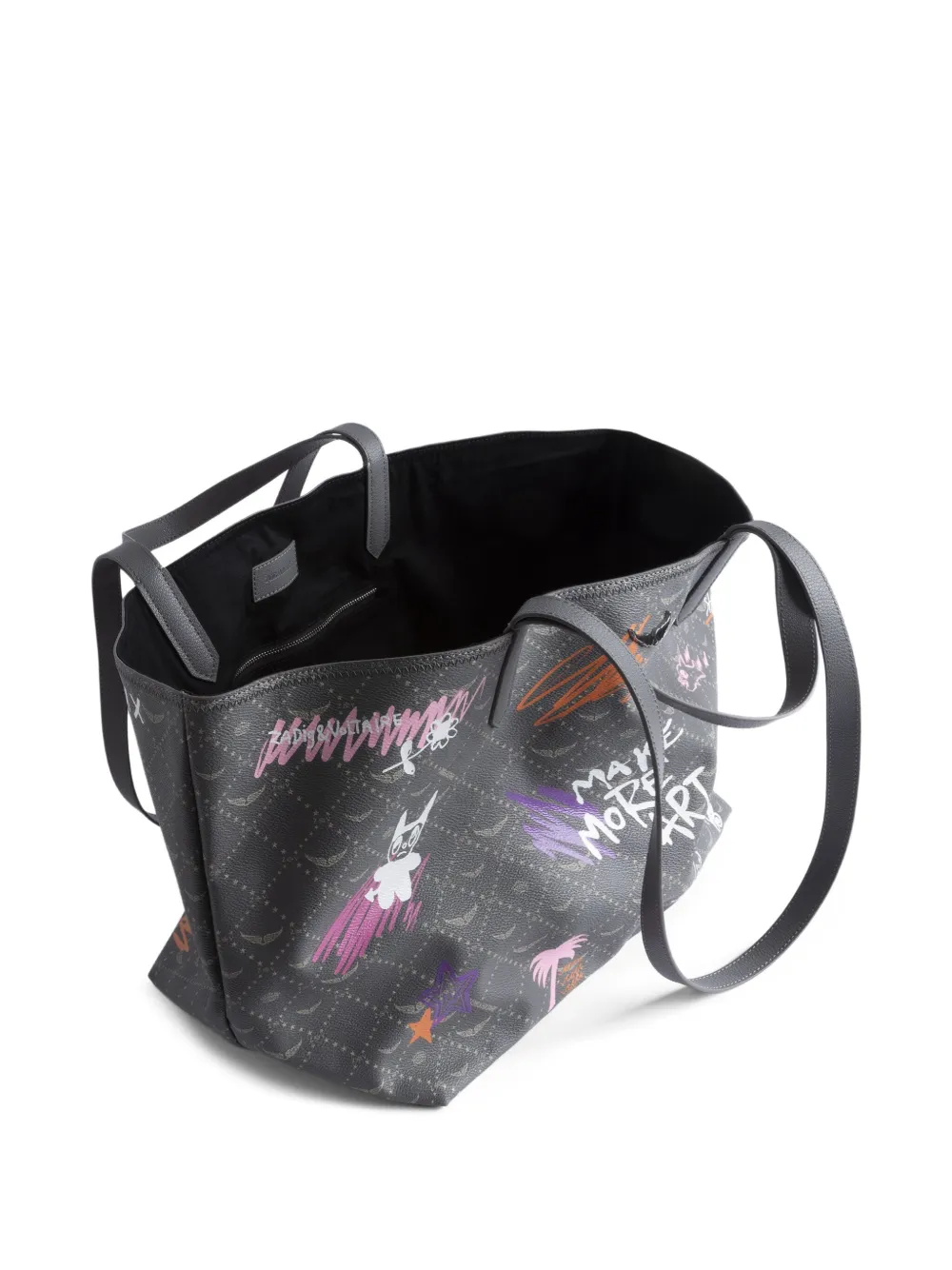 Zadig&Voltaire XL Z shopper met monogram Grijs