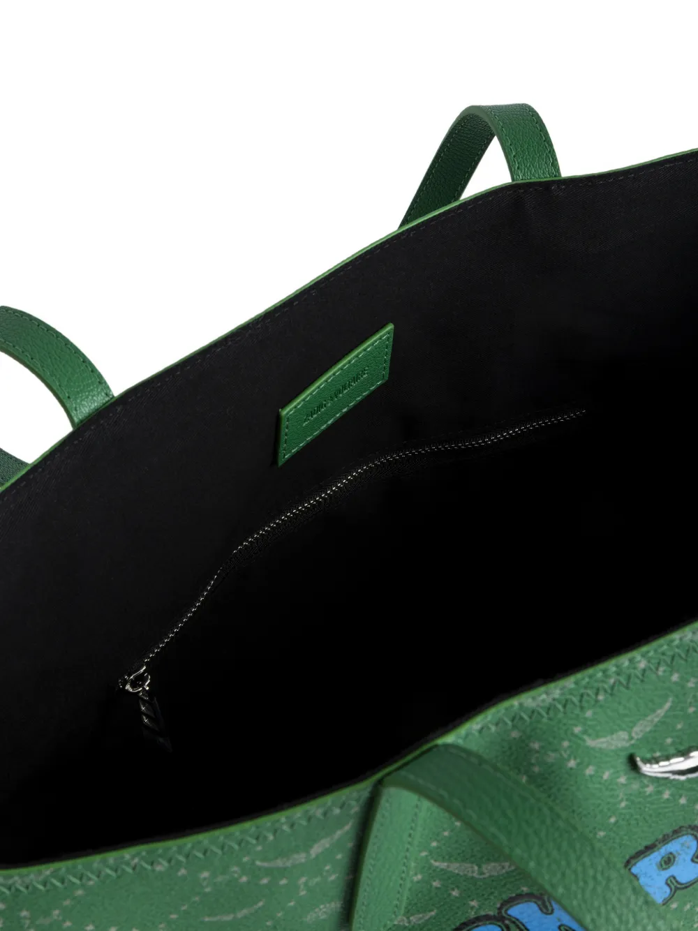 Zadig&Voltaire Shopper met Z-monogram Groen