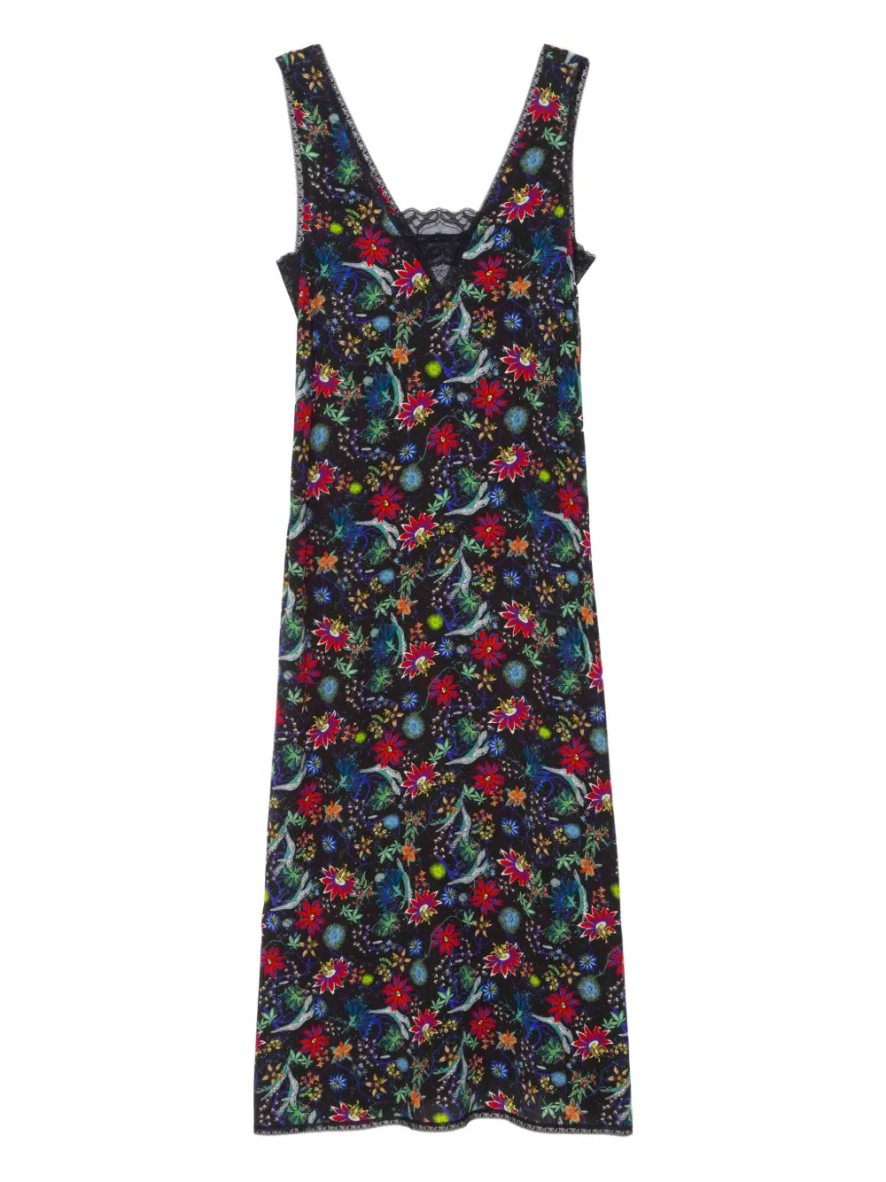 Zadig & Voltaire Renzo lace floral midi dress - ブラック Zadig & Voltaire Renzo lace floral midi dress - ブラック