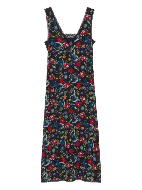Zadig&Voltaire Renzo lace floral midi dress