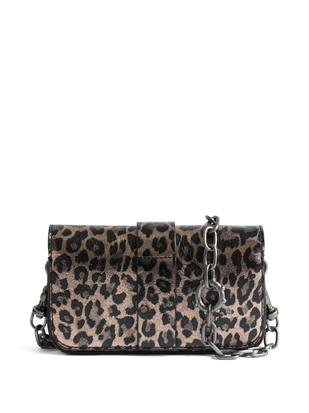Zadig&Voltaire Kate clutch met luipaardprint - Bruin
