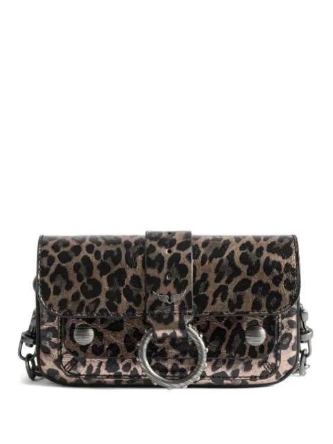Zadig&Voltaire Kate leopard-print clutch