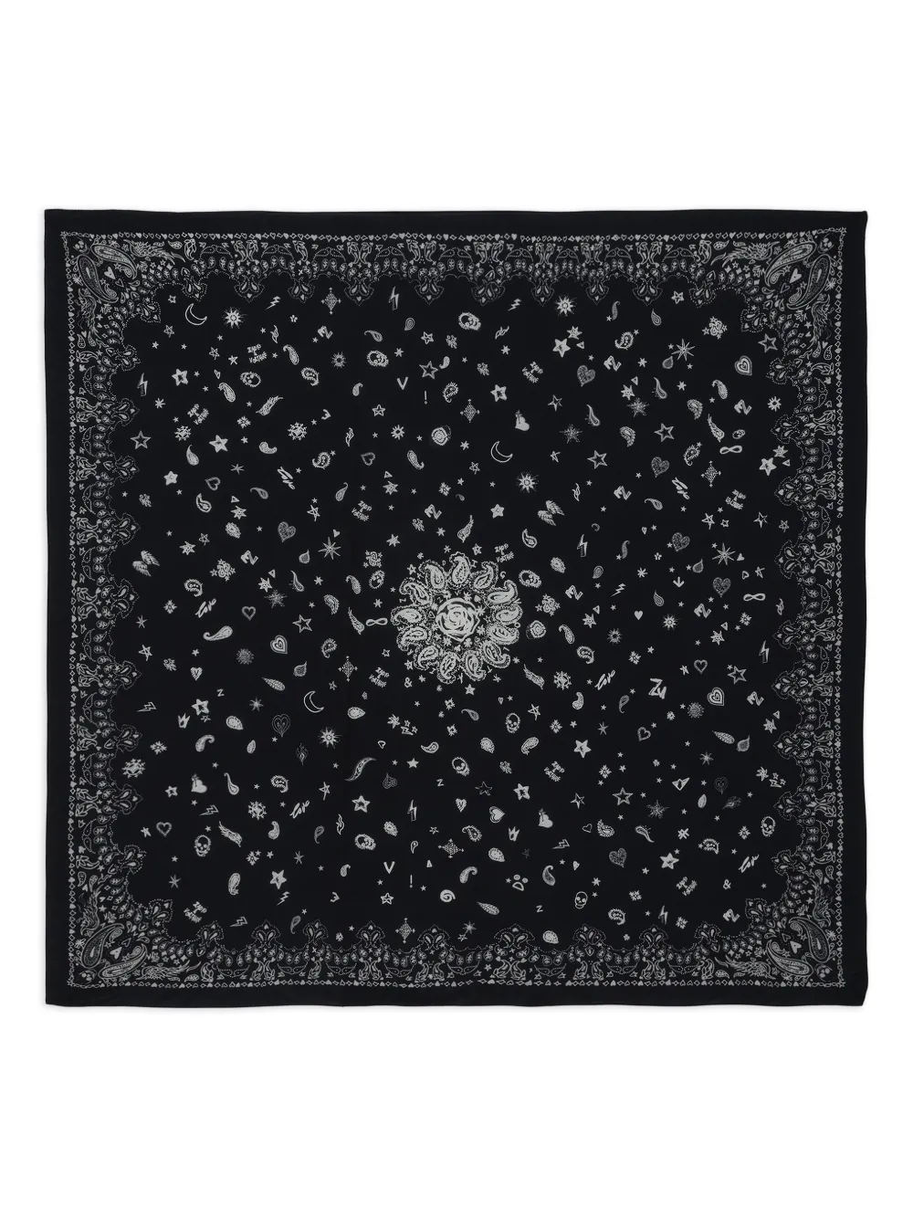 Zadig&Voltaire printed scarf - Nero