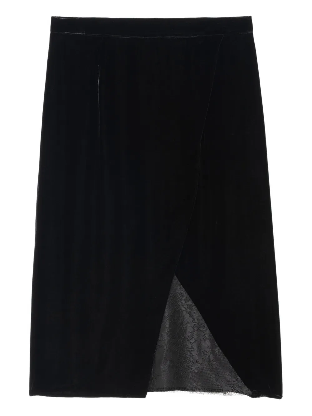 Zadig&Voltaire Julen velvet lace skirt | Black | Image 1