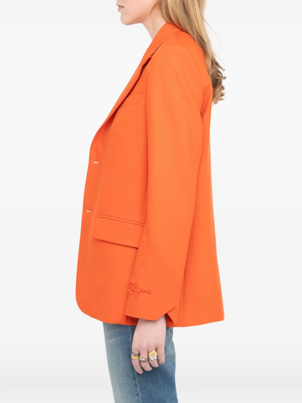 Zadig&Voltaire Vanille blazer Oranje