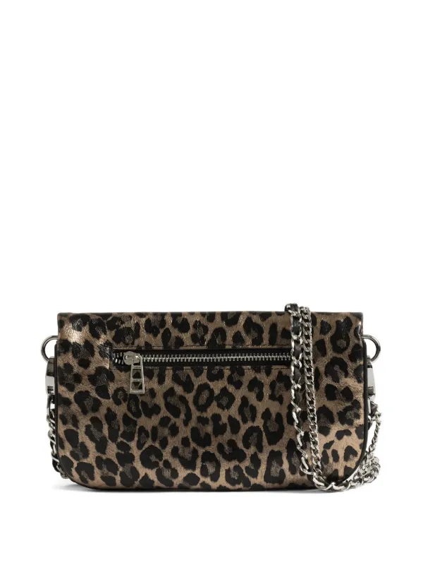 Zadig&Voltaire Rock レオパード チェーンクラッチバッグ ミニ 