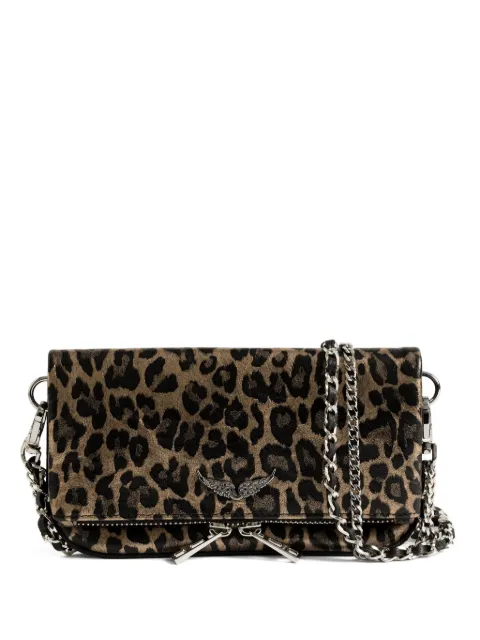 Zadig&Voltaire leopard print chain satchel